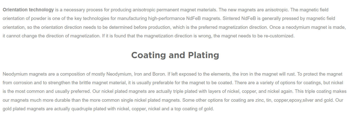 magnet coating